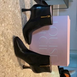 Louise et cie black booties